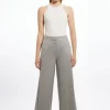 Tailored Panelled Wide Leg Pants