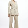 Tailored Tipped Suit Set