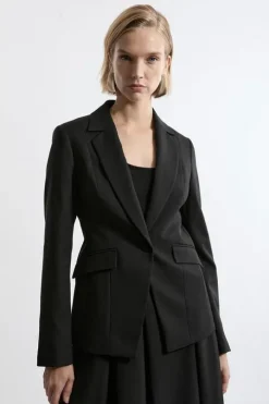 Tailored Twill Single Breasted Jacket