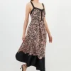 Tall Lace Prom Woven Midi Dress