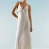 Tall Ooto Sheer Panelled Woven Maxi Dress