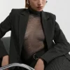 Tall Pinstripe Tailored Single Breasted Jacket