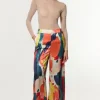 Tall Satin Wide Leg Woven Pants