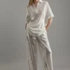 Tall Sequin Woven Wide Leg Pants