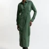 Tall Twill Midaxi Woven Shirt Dress With Belt