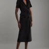 Tall Velvet Grois Grain Double Breasted Blazer