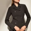 The Founder Compact Stretch Double Breasted Blazer