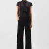 The Founder Premium Twill Tie Waist Detail Blazer & Trouser Set
