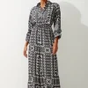 Tile Print Spun Viscose Beach Set