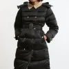 Trench Details Padded Puffer Coat