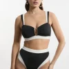 Trim Detail Detachable Strap Bikini Top