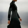 Velvet Baroque Fringe Woven Midi Dress