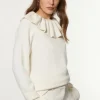 Viscose Blend Ruffle Detail Knitted Tunic