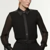 Viscose Georgette Woven Shirt