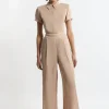 Viscose Satin Wide Leg Pants
