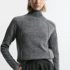 Wool Blend Cosy Knit Longline Sweater