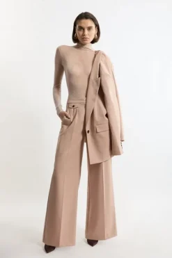 Wool Blend Tailored Set