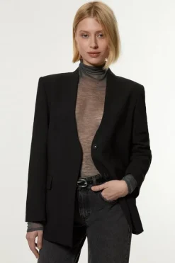 Compact Stretch Essential Oversize Tailored Blazer
