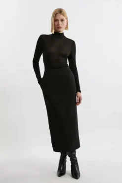 Compact Stretch Essential Tailored Skirt Co-ord