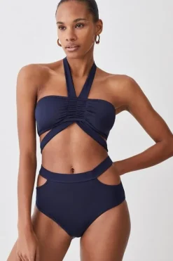 Cut Out Bikini Set