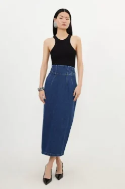 Denim Contrast Stitch Detail Set