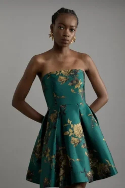 Floral Print Woven Mini Dress