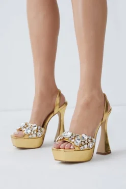 Gemstone Slingback Extreme Platform