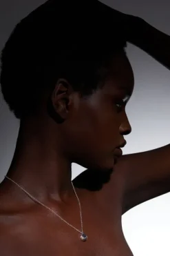 Hand Set European Crystal Solitaire Pendant