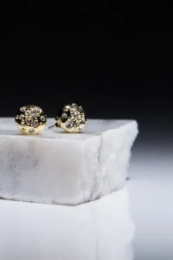 Hand Set European Crystal Sprinkle Stud Earrings