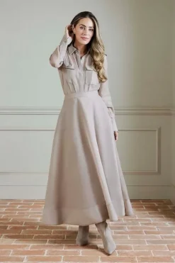 Lydia Millen Organdie Woven Midaxi Prom Skirt