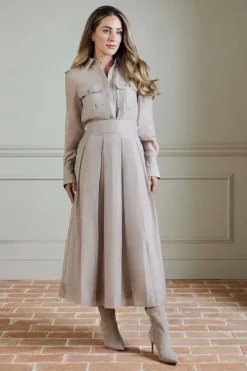 Lydia Millen Tall Organdie Woven Pleated Co-Ord