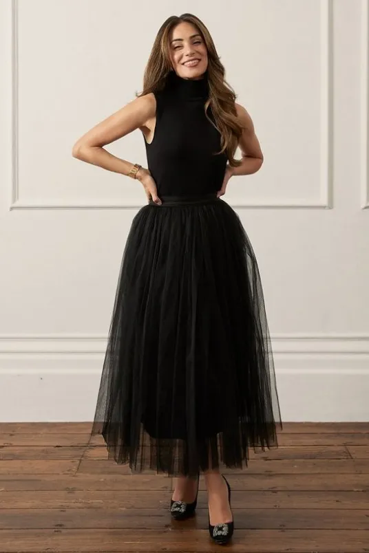 Lydia Millen Tulle Woven Maxi Skirt
