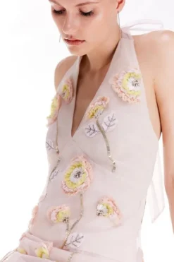 Ooto Organdie Applique Co-Ord Set