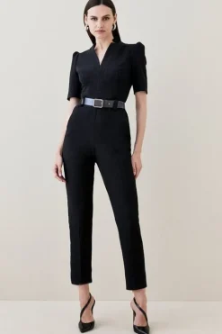 Petite Forever Belted Jumpsuit