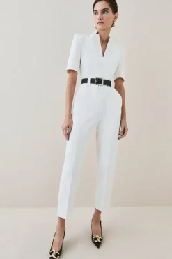 Petite Forever Belted Jumpsuit