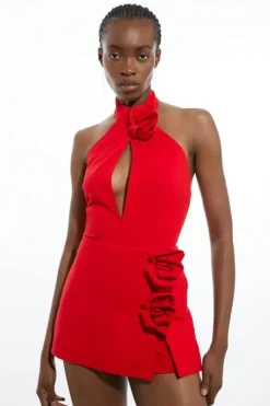 Rosette Ponte Jersey Mini Skort