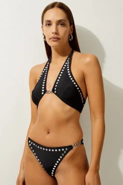 Stud Detail Bikini Set