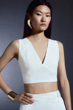 Tailored Satin Back Crepe Set