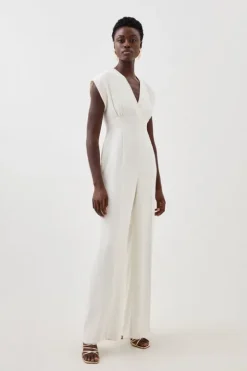 Tall Fluid Tailored Wide Leg Jumpsuit
