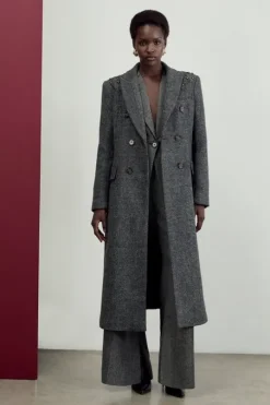 The Founder Embellished Herringbone Suit