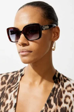 Tortoise Gold Detail Sunglasses