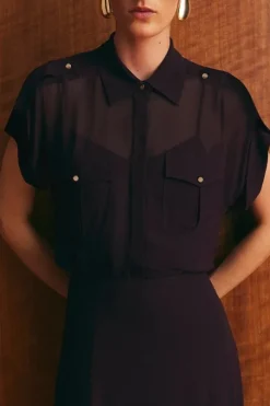 Woven Viscose Short Sleeved Shirt